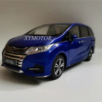 1/18 For Honda Sport ODYSSEY Hybrid 2019 MPV Metal Diecast Model Car Blue Toys Hobby Gifts Display Collection Ornaments