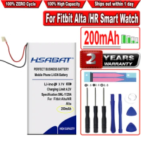 HSABAT 200mAh Watch Battery for Fitbit Alta HR AltaHR / for Fitbit Alta 2-wire