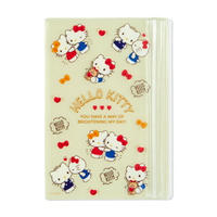 小禮堂 Hello Kitty B6手帳專用夾鏈袋 (米色款)