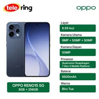 HP OPPO RENO 15 5G 8/256GB BIRU TUA