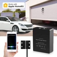 Garage Door Remote Control Opener Wireles Smart WiFi Switch Universal GarageDoor Controller For Apple Homekit Siri Voice Control