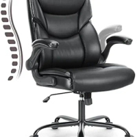 Ergonomic Adjustable Computer Desk Black Office Chair