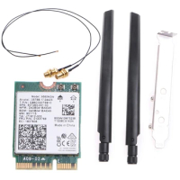 20CB WiFi for Key for M.2 CNVio Desktop Adapter BT 5.0 Wireless 802.11ax 2.4G/5G Support MU-MIMO 9560NGW Gigabit