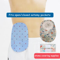 1pcs Ostomy Bag Pouch Cover Washable Wear Universal Stoma Care Accessories one-single two-set anorectal urinary bag