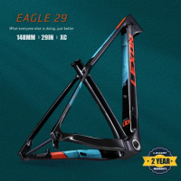 2022 LEXON Eagle 29 Carbon MTB Frame 29" Carbon Mountain Bike Frame 148mm Boost MTB Carbon Frame 15/17/19inch BOOST 29er FRAME