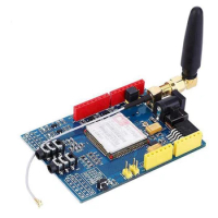 SIM900 Module GSM GPRS GPS Development Board SMA With GPS Antenna For Arduino, 4-Band Development Board