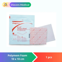 PolyMem 5044 Foam Dressing Luka Polymem 10cmx10cm Non Adhesive 1 pcs dengan 5 Komponen Aktif untuk P