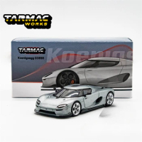 **Chase**Tarmac Works 1:64 Koenigsegg CC850 Silver diecast Model Car