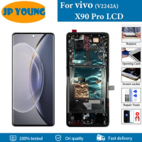 6.78'' AMOLED Original For vivo X90 Pro LCD Display Touch Screen Digitizer Assembly For vivo x90pro LCD V2242A Display Replace