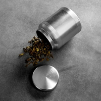 茶葉罐 茶葉罐大小號便攜式旅行鈦鋁合金屬不銹鋼創意茶盒罐包裝小罐茶倉 全館免運