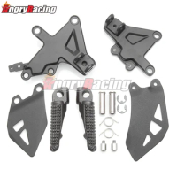Motorcycle Front Foot Pegs Footrests Pedals For Kawasaki ZX10R ZX-10R ZX 10R 2011 2012 2013 2014 2015 2016 2017 2018 2019 2020