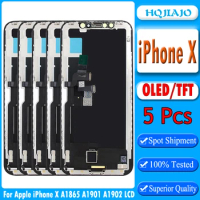 5pcs 5.8" OLED For Apple iPhone 10 Display LCD iPhone Ten A1901 A1865 A1902 For iPhone X LCD Touch Screen Digitizer Replacement