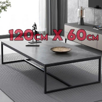 ReadyStock EA Studio Coffee Table 120x60cm Meja Kopi Ruang Tamu Meja Ikea Home Living Furniture Set