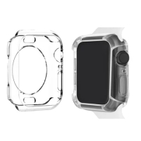 100pcs Transparent Clear Soft TPU Silicone Case Shockproof Cover For Apple Watch Ultra SE Series 8 7 49mm 41mm 45mm 40mm 44mm