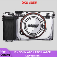 For SONY A7C / A7C II /A7CR 2D version Camera Body Sticker Protective Skin Decal Film A6700 ZV-E1 ZV-E10