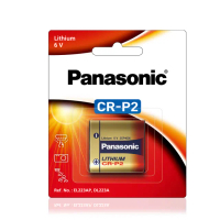 【Panasonic 國際牌】CR-P2 一次性電池 6V相機用鋰電池-公司貨(CR-P2/1B)