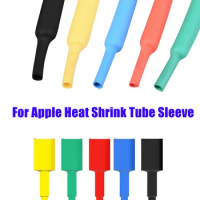 1m/roll For iPad iPhone 7 8 X XR 13 12 11 Pro Cable Protector Tube Cover USB Charger Cord Wire Organizer Heat Shrink Tube Sleeve