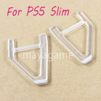 1pair For PS5 Slim Console Horizontal Stand Triangle Support Acrylic Stable Bracket For Playstation 5 Slim Accessories