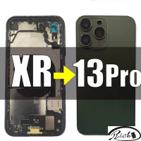 Applicable to Full Assembly Big Camera Stainless Flat Diy For iPhone XR like 13pro Housing,for XR Co