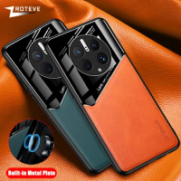 Mate50 Pro Case Zroteve PU Leather Car Magnetic Hard PC Cover For Huawei Mate 50 60 Pro Mate60 Shockproof Phone Cases