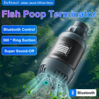 Jebao Jecod 2024 New DXP Series Bluetooth Submersible Pump Aquarium Silent Inverter Suction Pump Fish Tank Fish Poop Terminator