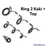 RING SANGAT KUAT GUIDE 2 Kaki + TOP untuk Alat joran pancing