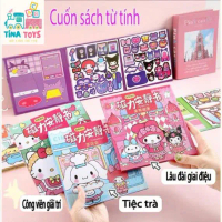 Đồ Chơi Sách Nam Châm Thủ Công Dễ Thương Cho Bé (Kuromi,Mymelody,Hellokitty,Pochacco,Pompompurin,Cin