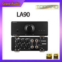 TOPPING LA90 Discrete Power Amplifier AB Combined High Power AMP CNC Machined 3xXLR/TRS Inputs used 