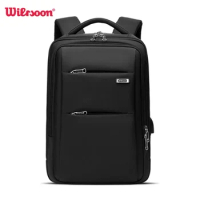 WIERSOON Backpack Laptop Waterproof 15.6 Inch Daily Work Business Backpack Men School back pack mochila Men's Backpack Female