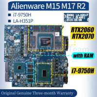 LA-H351P For Dell Alienware M15 M17 R2 Laptop Mainboard 009PM5 0PY87P i7-9750H RTX2060 RTX2070 Motherboard