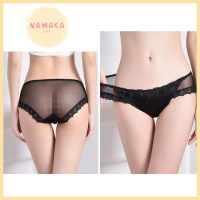[NL] SEXY PANTY PANTIES LADY CELANA KOLOR PEREMPUAN SEKSI CD KATOK WANITA BROKAT TRANSPARAN NERAWANG
