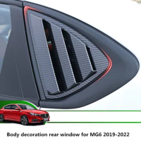 For MG6 2020-2023 Rear Triangular Blinds Modified Window Air Outlet Body Exterior Car Interior Morris Garages Accesorios