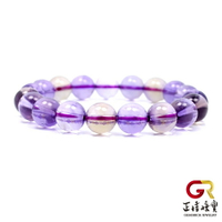 紫黃晶 冰種紫黃晶 10mm 紫黃晶手珠 日本彈力繩 正佳珠寶