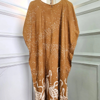 Daster Lowo Flamingo Jumbo Busui Rayon Batik Premium Tebal Adem Nyaman
