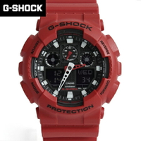 G-SHOCK 黑紅雙顯重機手錶 柒彩年代【NECG5】casio