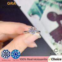 1CT Sparkling Ribbon Moissanite Wedding Ring for Women |   925 Sterling Silver Certified |   Trendy 