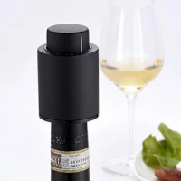 Vacuum wine stopper Press Type Stainless Steel Vacuum Sealed Red Wine Storage Bottle Stopper Sealer Saver Preserver Closures Lid