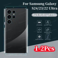 1-2Pcs Back Hydrogel Film For Samsung Galaxy S24 Ultra S23 Ultra S22Ultra Screen Protector Soft Film For Samsung Galaxy S24Ultra