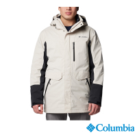 Columbia哥倫比亞 男款-Omni Tech防水極暖兩件式羽絨外套-卡其-UWE96430KI/IF