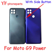 Best Quality For Motorola Moto G9 Power Back Battery Cover With Side Button Housing Case Repair Parts + Power Volume Button