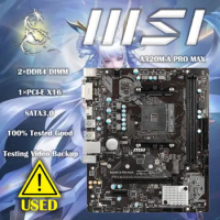MSI A320M-A PRO MAX Socket AM4 with Core Boost, DDR4 Boost Supports DDR4 Memory, up to 3200 (OC) MHz