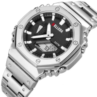 PROMO  JAM TANGAN PRIA BELLEDA 9341 ORIGINAL DUAL TIME WATER RESISTANT 30M Watches