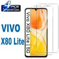 2/4Pcs Tempered Glass For Vivo X80 Lite Y31 Y31s Y32 Y33 Y33s Y33 Y33t Y33e Y35 Y72 5G Screen Protector Glass