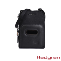 【Hedgren】FIKA系列 RFID防盜 手機包(黑色)
