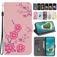 Stand Flip Wallet Case For Sony Xperia 1 10 5 III IV V 2023 Plus Ace3 L3 L4 XZ3 Flip Painted Pattern Wallet Case