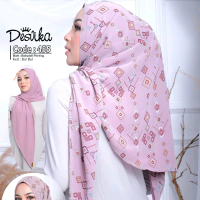 Athallahjuliehijab-Jilbab instan DC 455 pastan oval bolak balik Ceruty Babydoll by Desvika hijab wan
