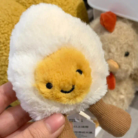 Dalam Stok Egg Series Plush Toys Keychain Crossbody Bag Loket Mini