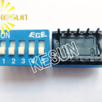 100% Original EDS105 EDS105S 5P 2.54mm Blue DIP Switch EDS105SZ x 100PCS