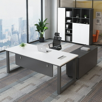 老板桌總裁辦公桌創意辦公家具新中式大班臺定制桌椅板式大班桌