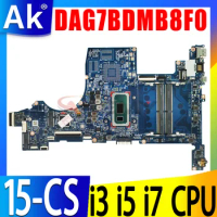 Mainboard For HP Pavilion 15T-CS 15-CS Laptop Motherboard with I3 I5 I7 8th Gen CPU DAG7BDMB8F0